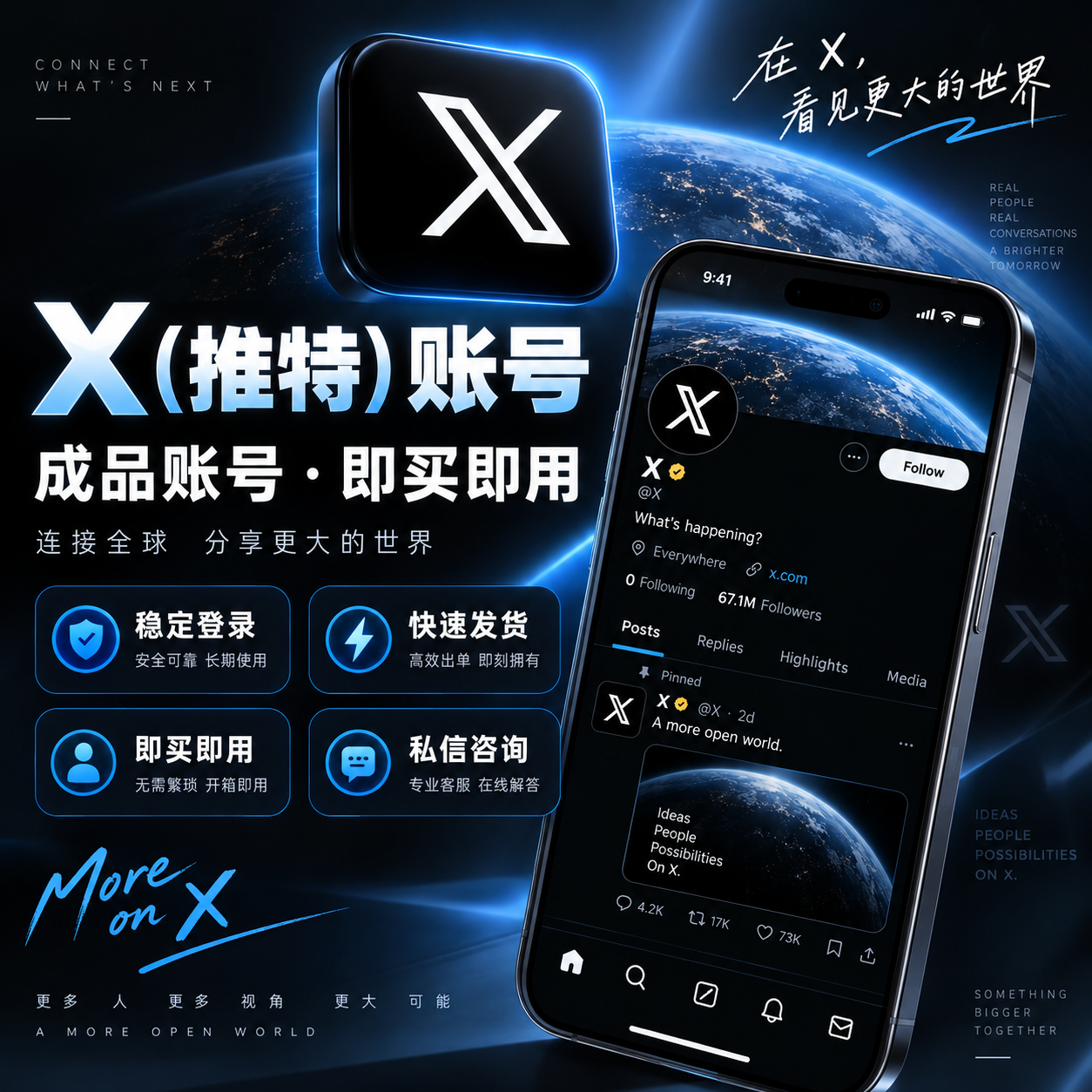 X (推特) 账号 (06-26年)